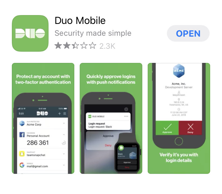 duo security download