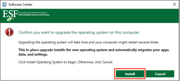 windows 11 update confirmation